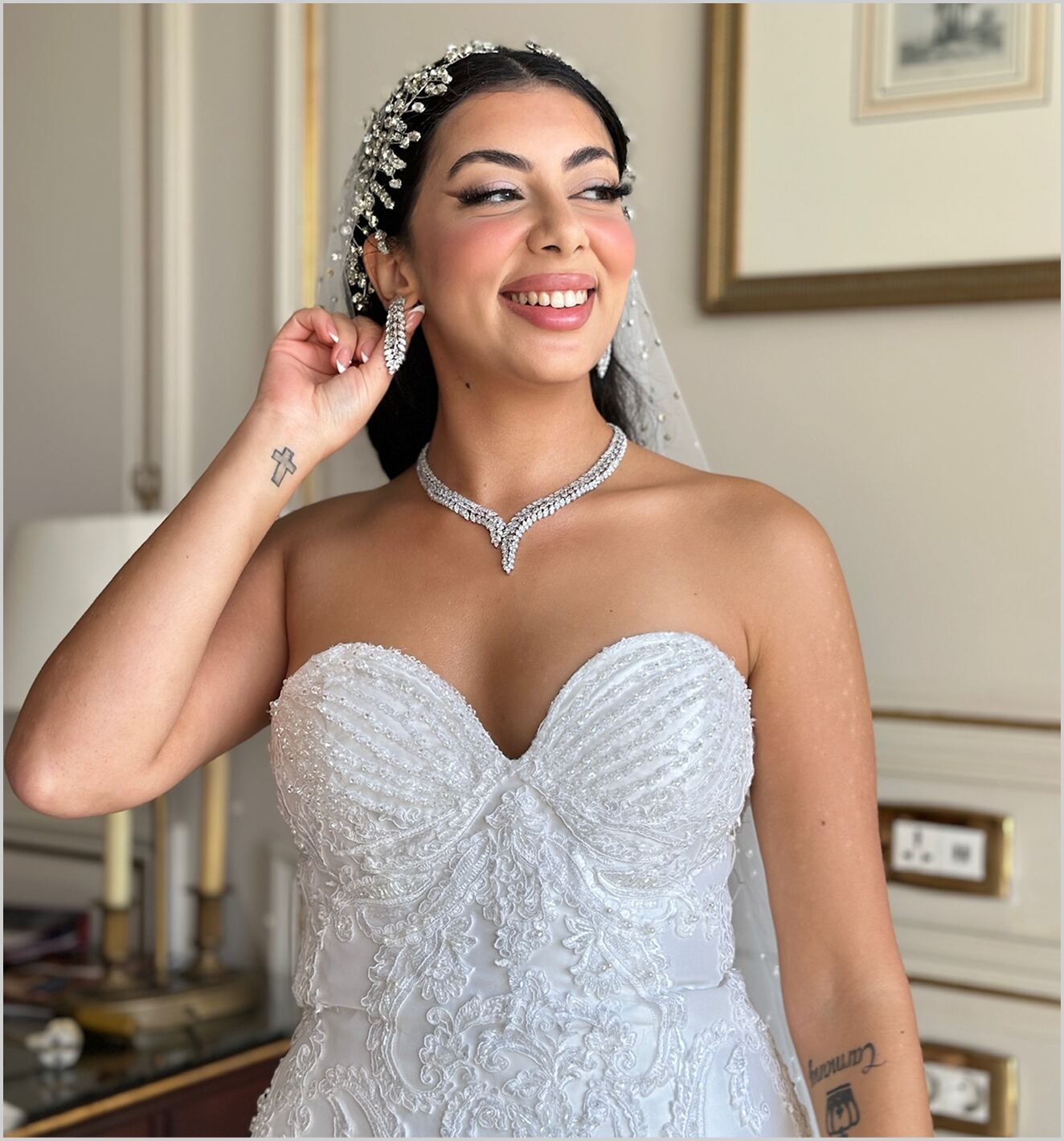 Happy bride